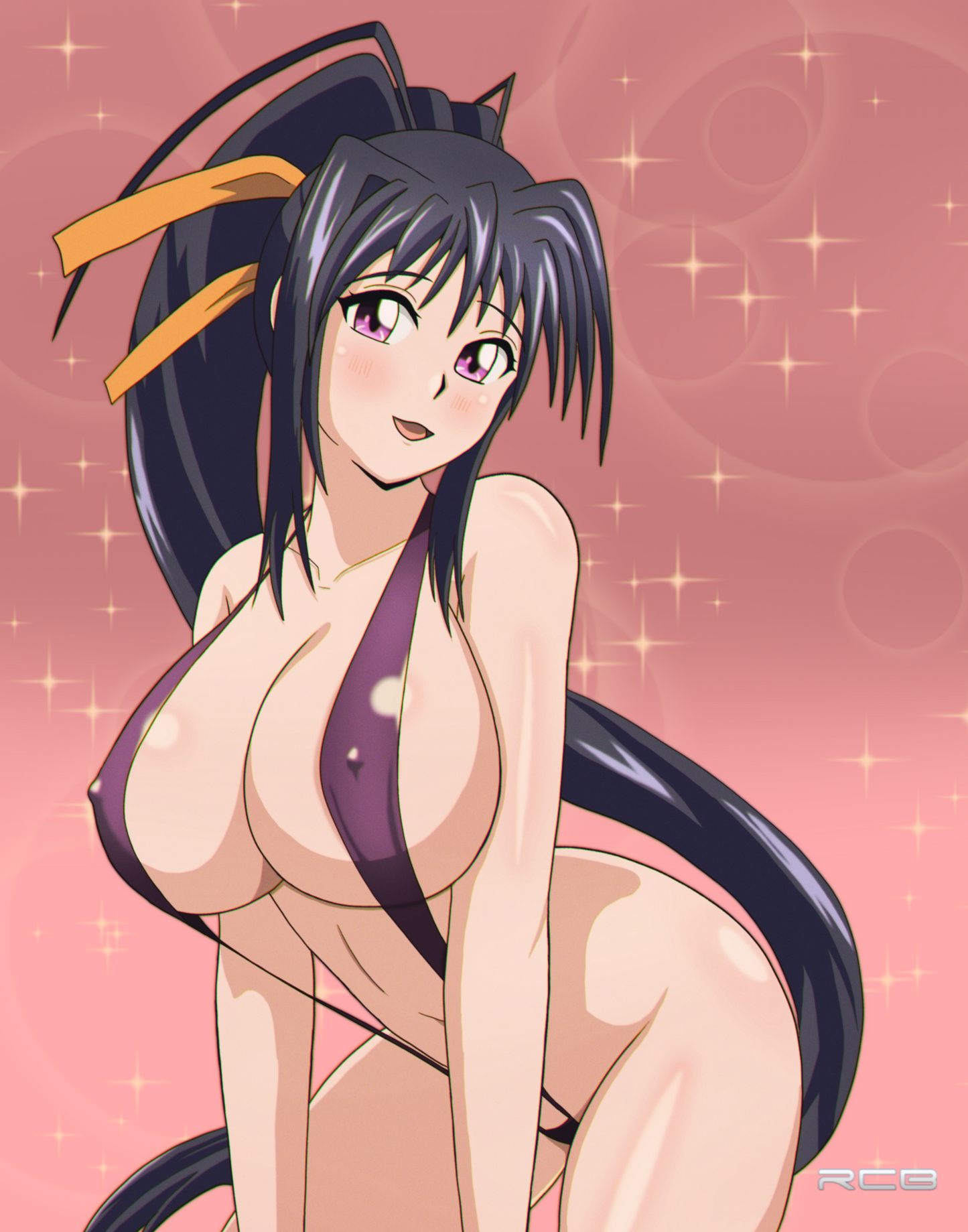 Akeno Himejima 11 x 14 Fan Art Print