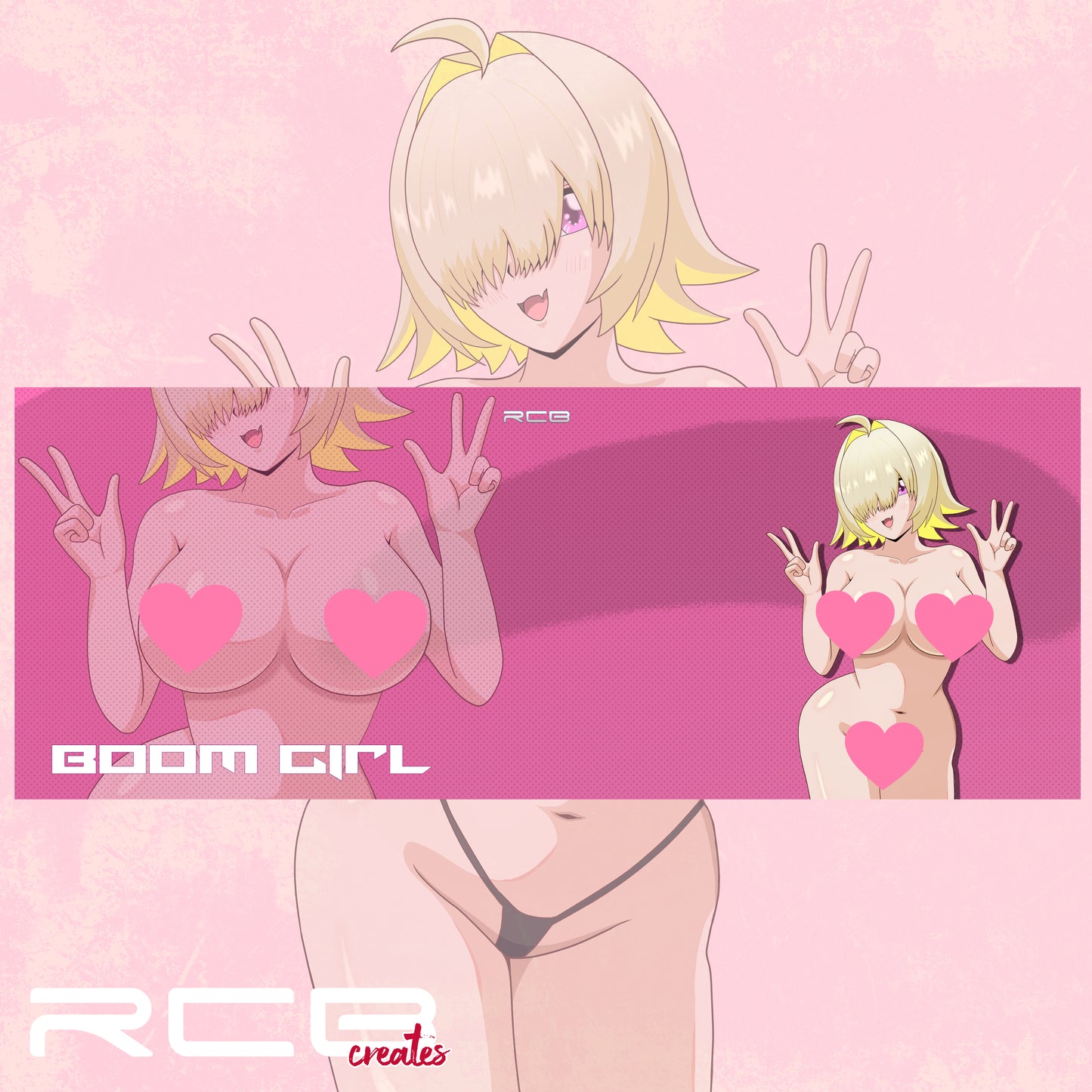 LEWD Elegg (NIKKE) Mouse Pad Desk Mat