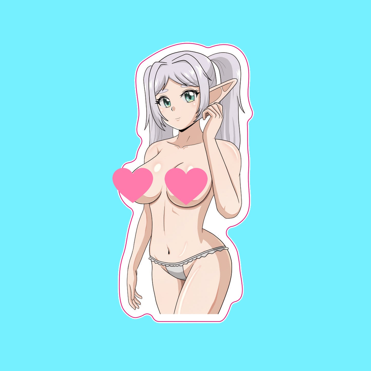 LEWD Frieren Acrylic Magnet