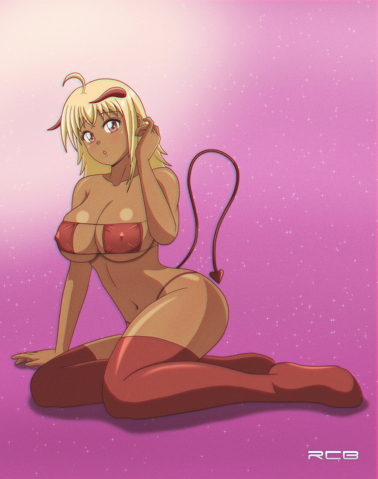 Rheya (Devil Girl) 11 x 14 Fan Art Print