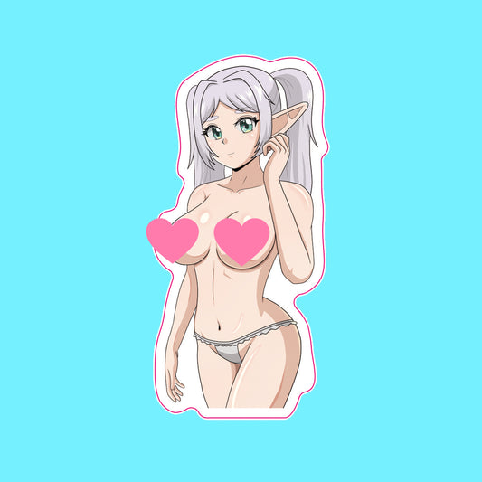LEWD Frieren Acrylic Magnet