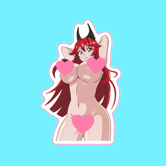 LEWD Red Hood Acrylic Magnet
