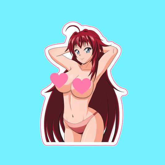 LEWD Rias Gremory Acrylic Magnet