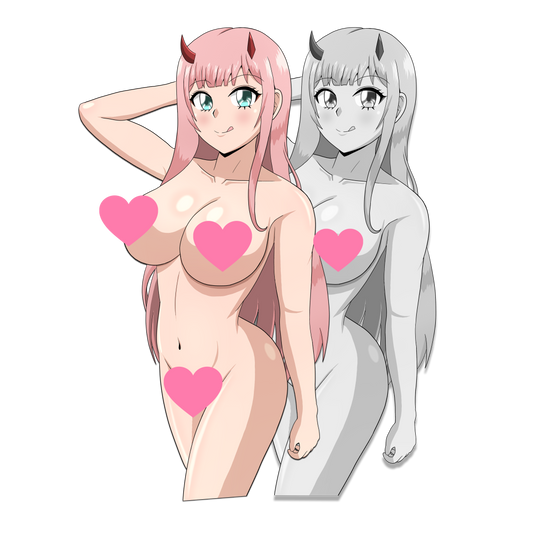 LEWD Zero Two Sticker
